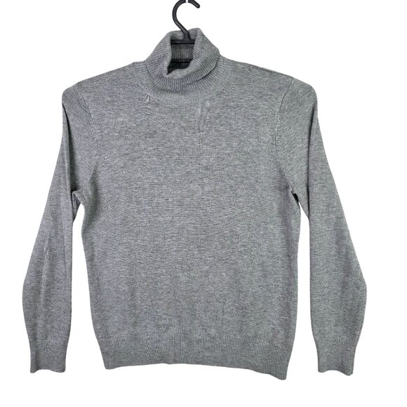 Womens Merona Gray Turtleneck Sweater Long Sleeve Rayon Acrylic Blend Size XXL - Picture 1 of 7